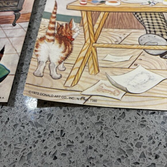 2 Vintage 1970s D.A.C. LITTLE WORKERS JANDRO USA Litho Art Prints Art Kids - Picture 4 of 7